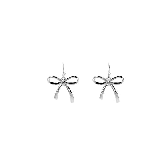 E1521 28030 Bowtie Dangle Earrings