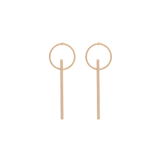 E1438 28121 Drop Dangle Post Earrings