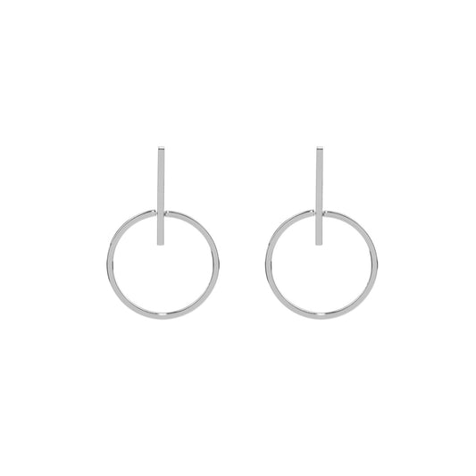 E1437 28122 Drop Dangle Post Earrings