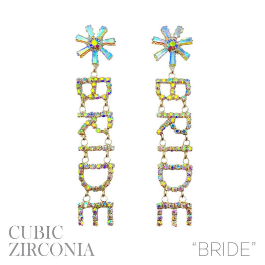 E1406 28318 BRIDE Dangle Earrings