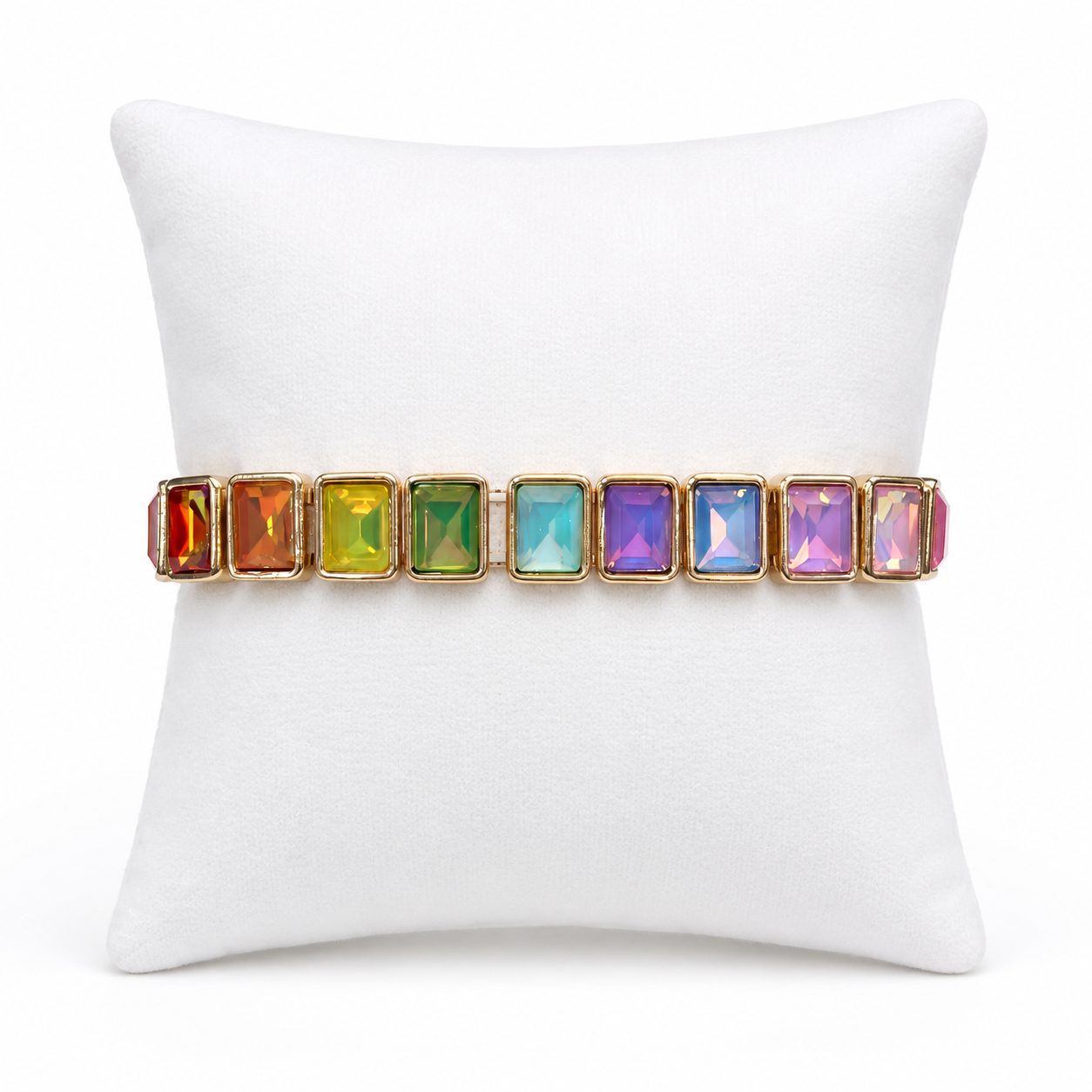 Opal Square Stretch Bracelet | B0573