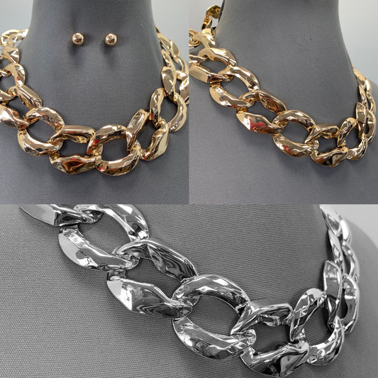 N3006 KS4015 Metal Chain Necklace