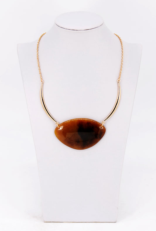 N5259 | Organic Shape Pendant Necklace | 78N4305