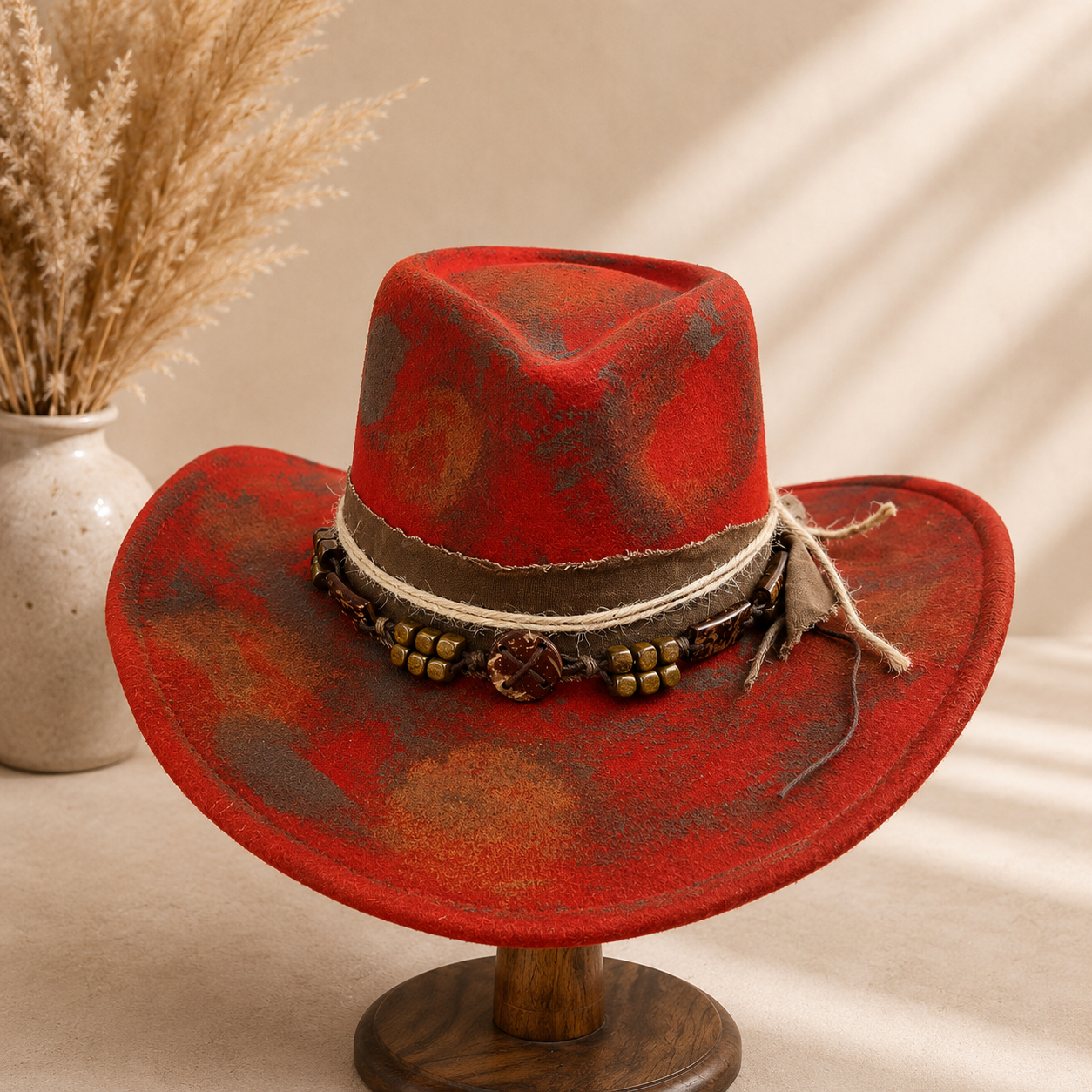 Rustic Rancher Style Hat | HT0157