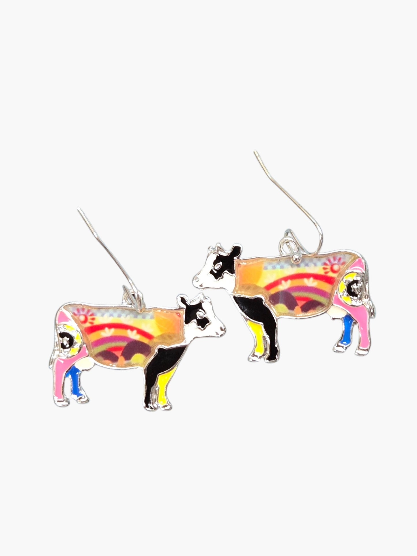 E1331 AE5671 Cow Dangle Earrings