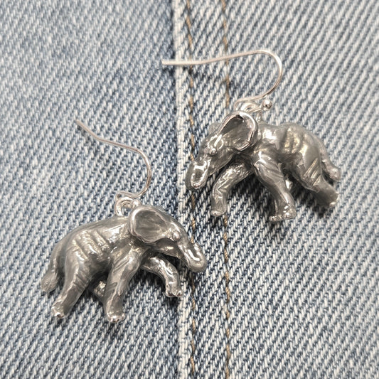 E0996 AE5773 Animal Elephant Shape Drop Dangle Hook earrings