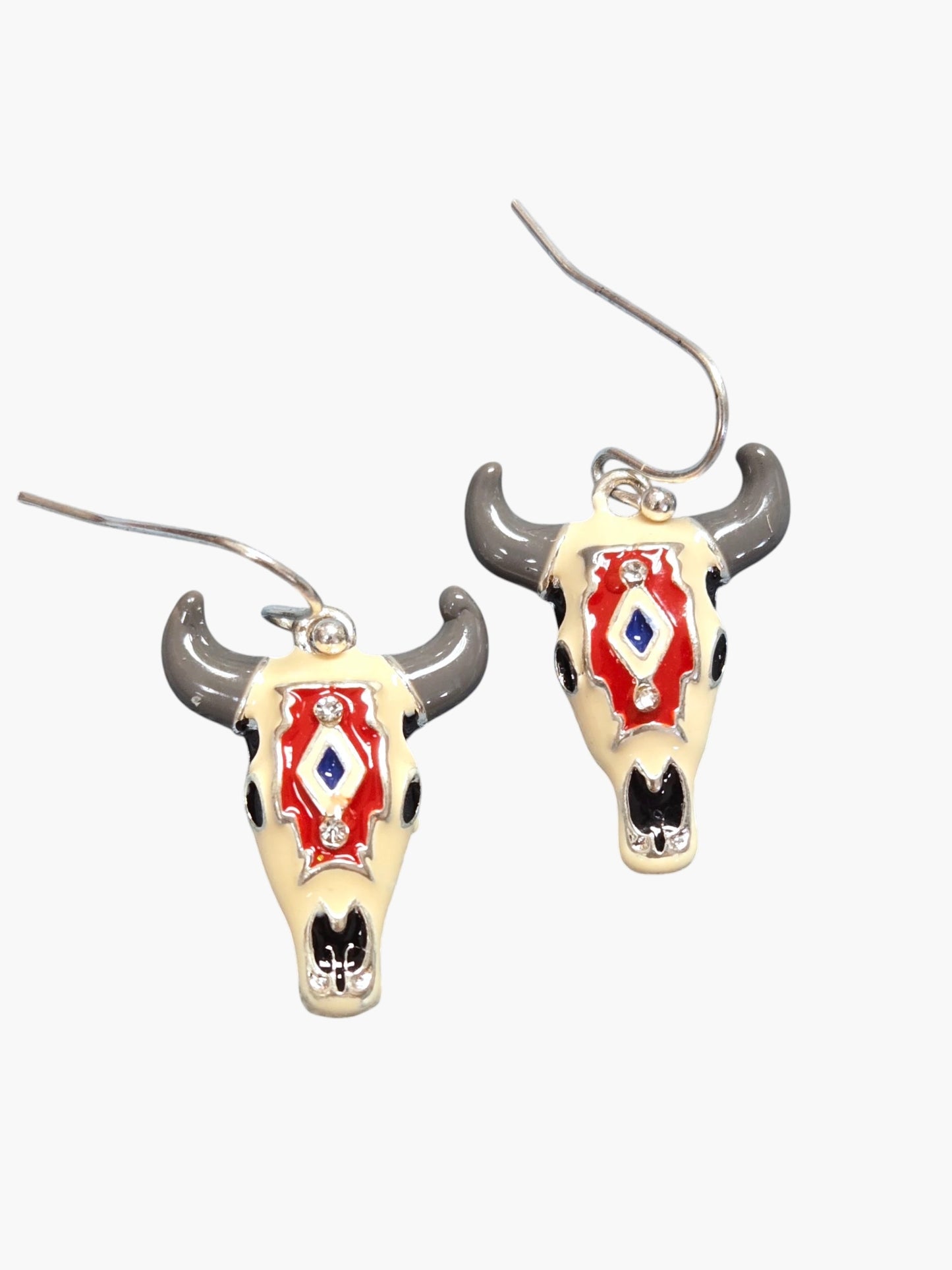 E1263|  Cow Head Design Drop Dangle Earrings|AE6168