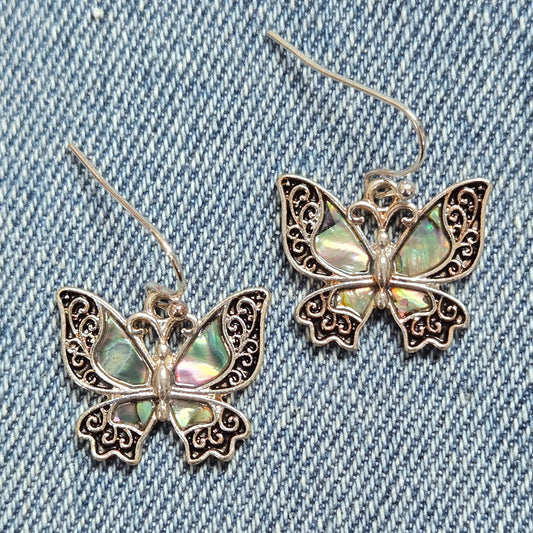 E1084 AE6353 Animal Butterfly Shape Drop Dangle Earrings