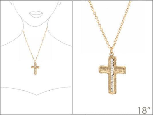 N0655 AN3856 Cross Necklace