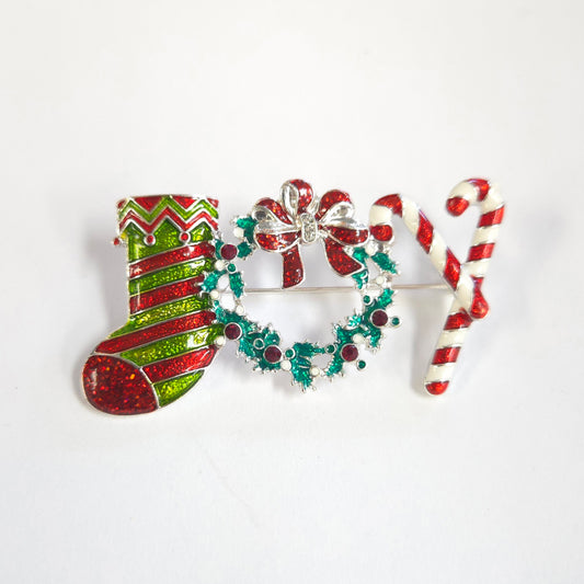 BR0200 AP0296 Christmas Brooch