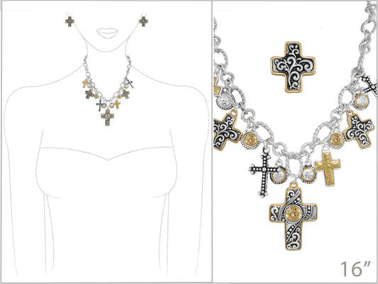 N0658 AS7705 Charms Necklace