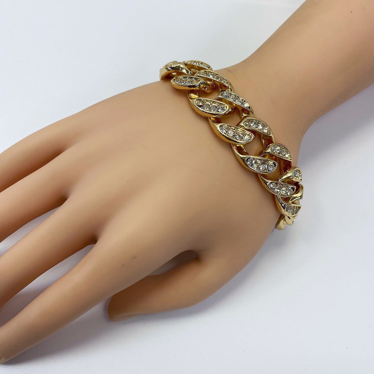 B0333 | Crystal Cuban Link Bracelet | KB5001