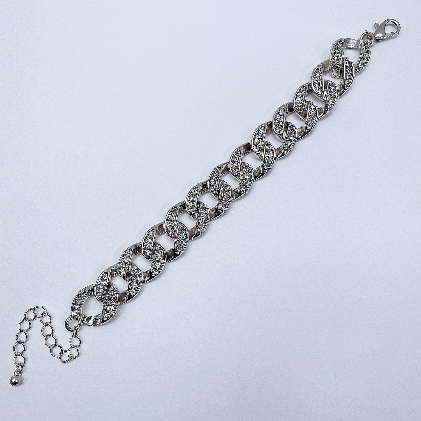 B0333 | Crystal Cuban Link Bracelet | KB5001