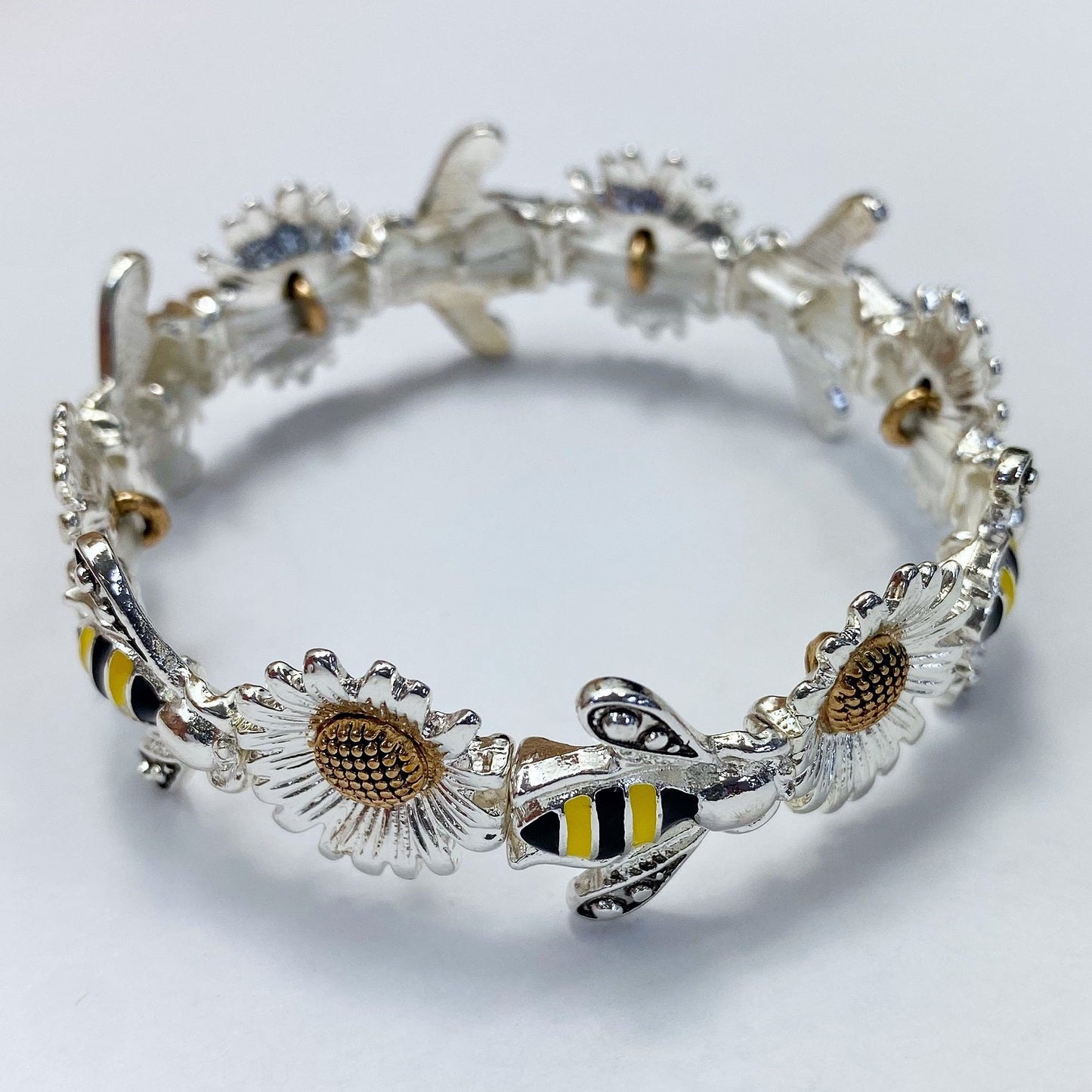 B0344 | Sunflower Bee Bracelet | QB8334