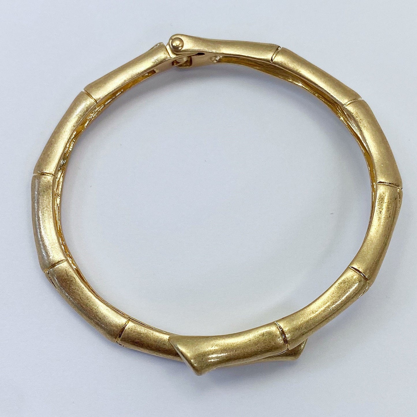 B0149 HB1785 Matte Colored Bamboo Designed Metal Bracelet