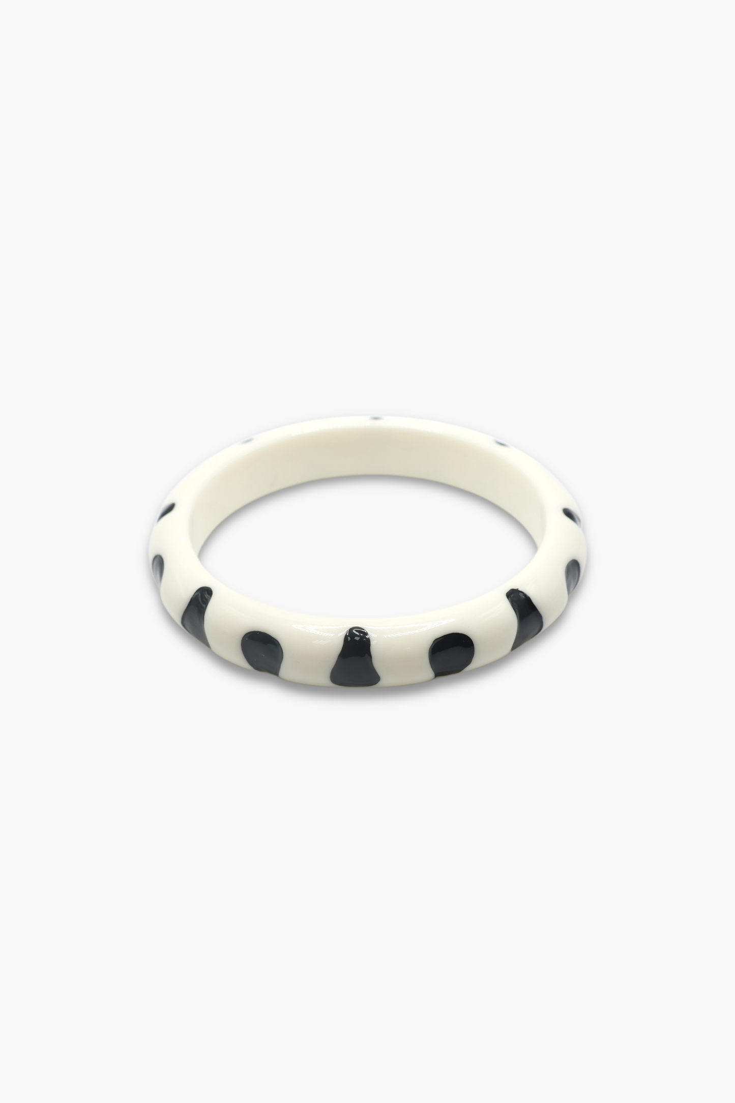 B0402 | Thin Zebra Acrylic Bracelets | ZBS1122