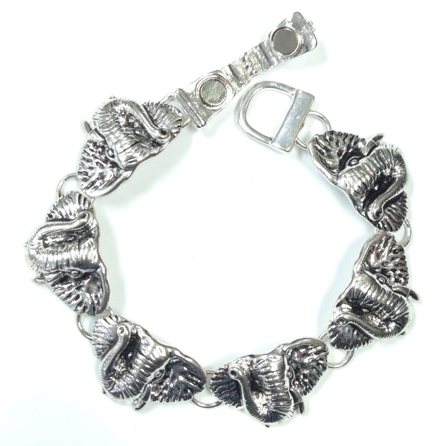B0315 | Elephant Head Link Bracelet | BB00419