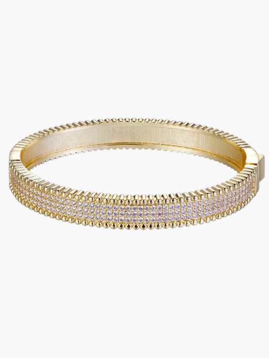 B0426 | Cubic Zirconia Pave Rhinestones  Bracelet | BR9420