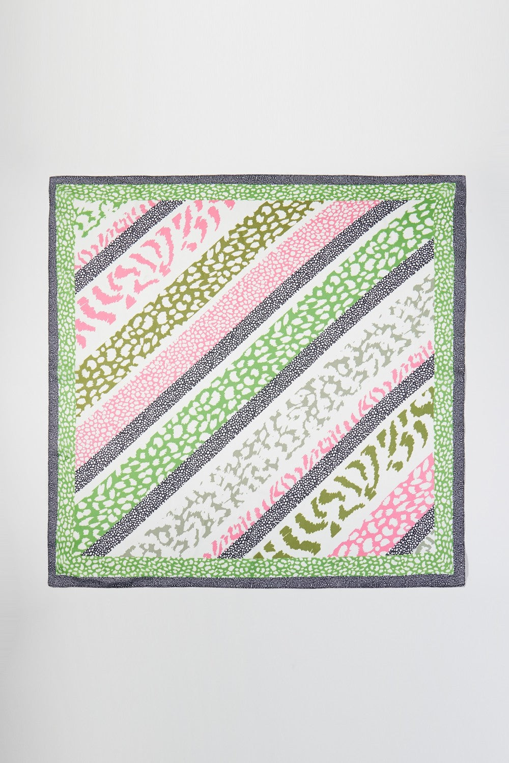 SS | Animal Print Stripe Bandana | BS0130