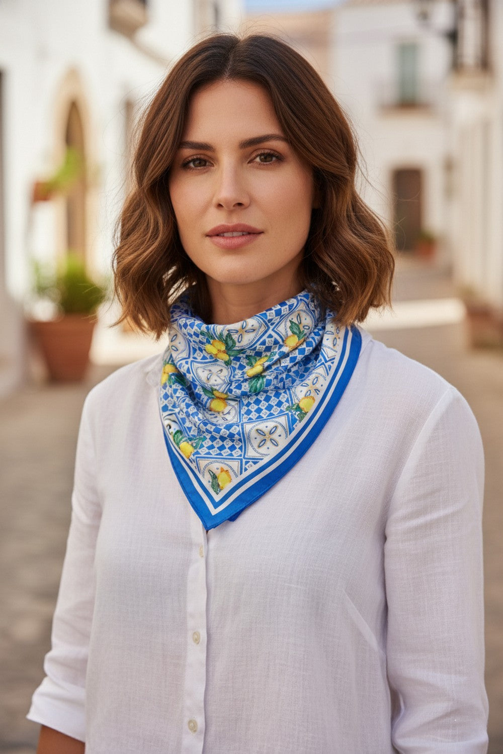 SS | Classic Graphic Neck Scarf | BS0132