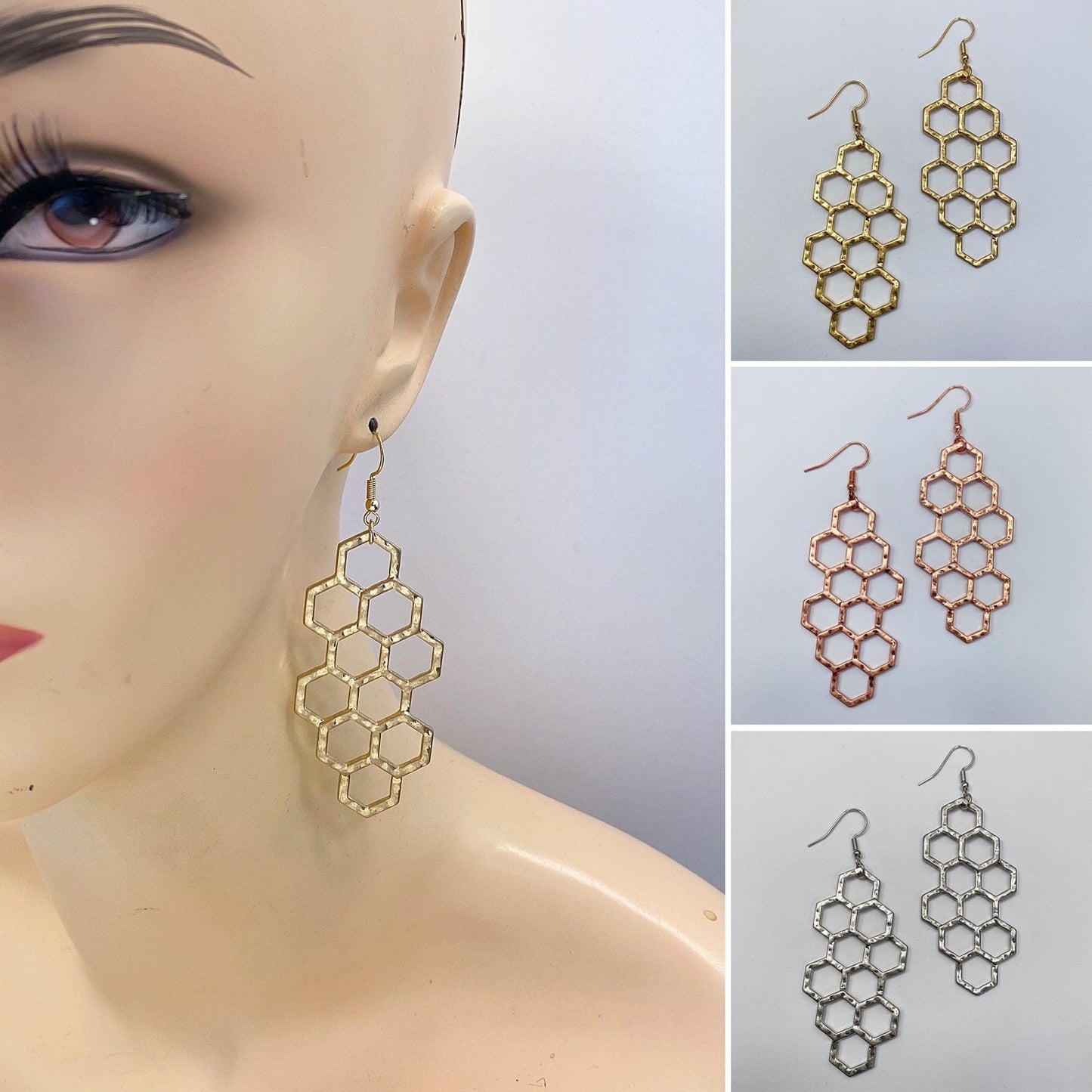 E1970 | Bee Hive Earrings | E1031