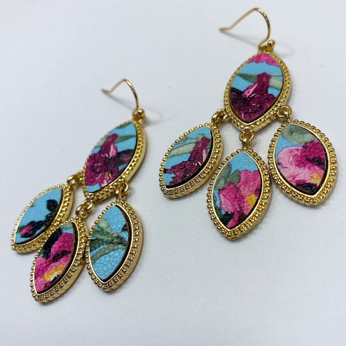 E1974 | Cascading Floral Earrings | FE2055