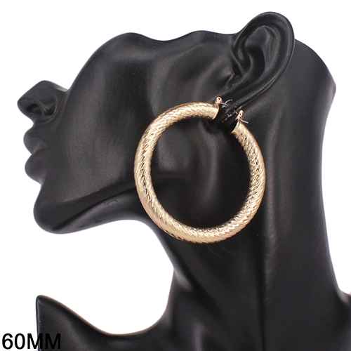 Large rope-textured hoop earrings featuring a braided pattern and classic round silhouette.