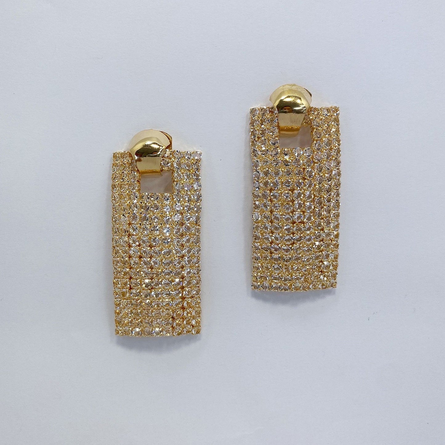 E1754 | Crystal Mesh Earrings | KE7319