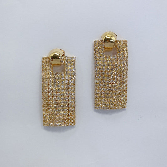 E1754 | Crystal Mesh Earrings | KE7319