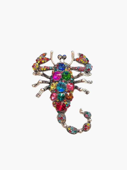 BR0456 | Crystal Scorpion Brooch | KP2219