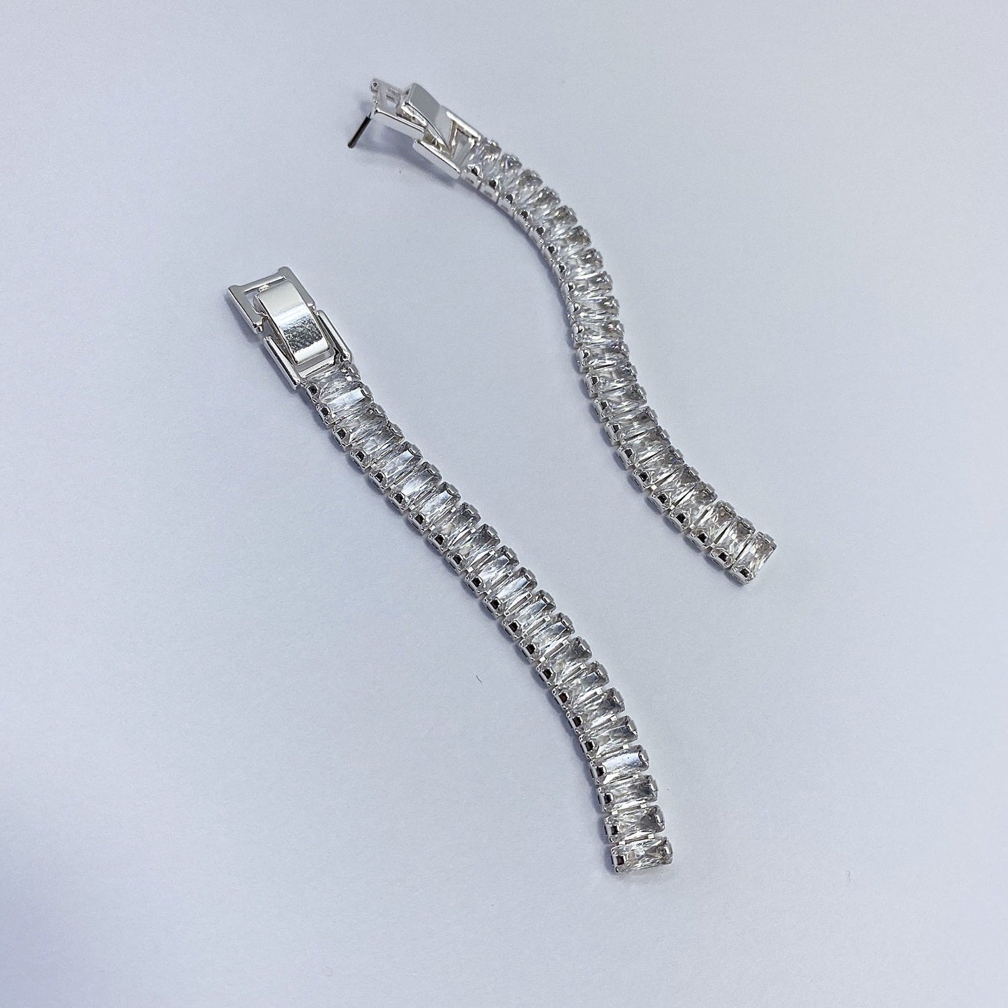 E1753 | Crystal Tennis Earrings | 25E1863