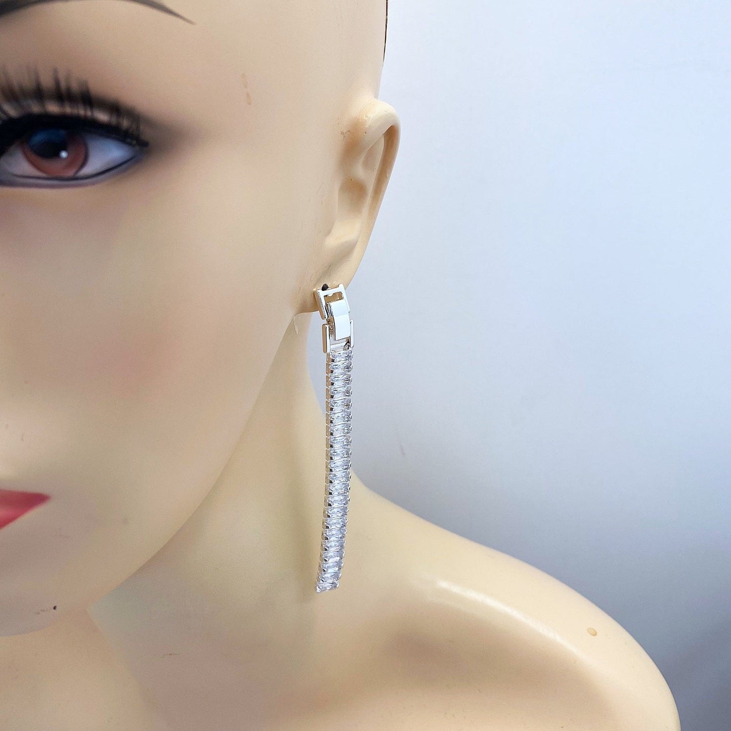 E1753 | Crystal Tennis Earrings | 25E1863