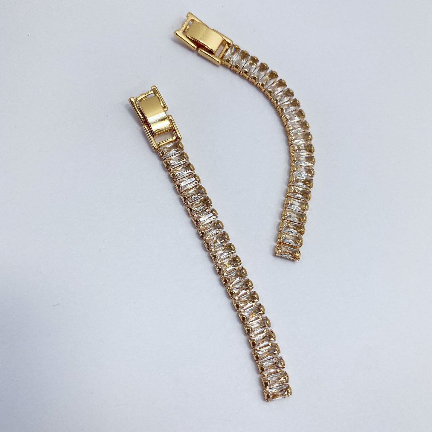 E1753 | Crystal Tennis Earrings | 25E1863