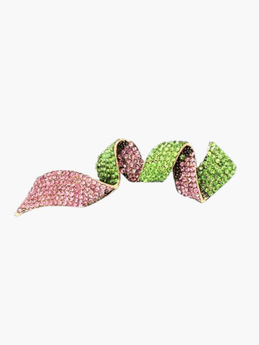 BR0454 | Crystal Twirl Brooch | KP2199