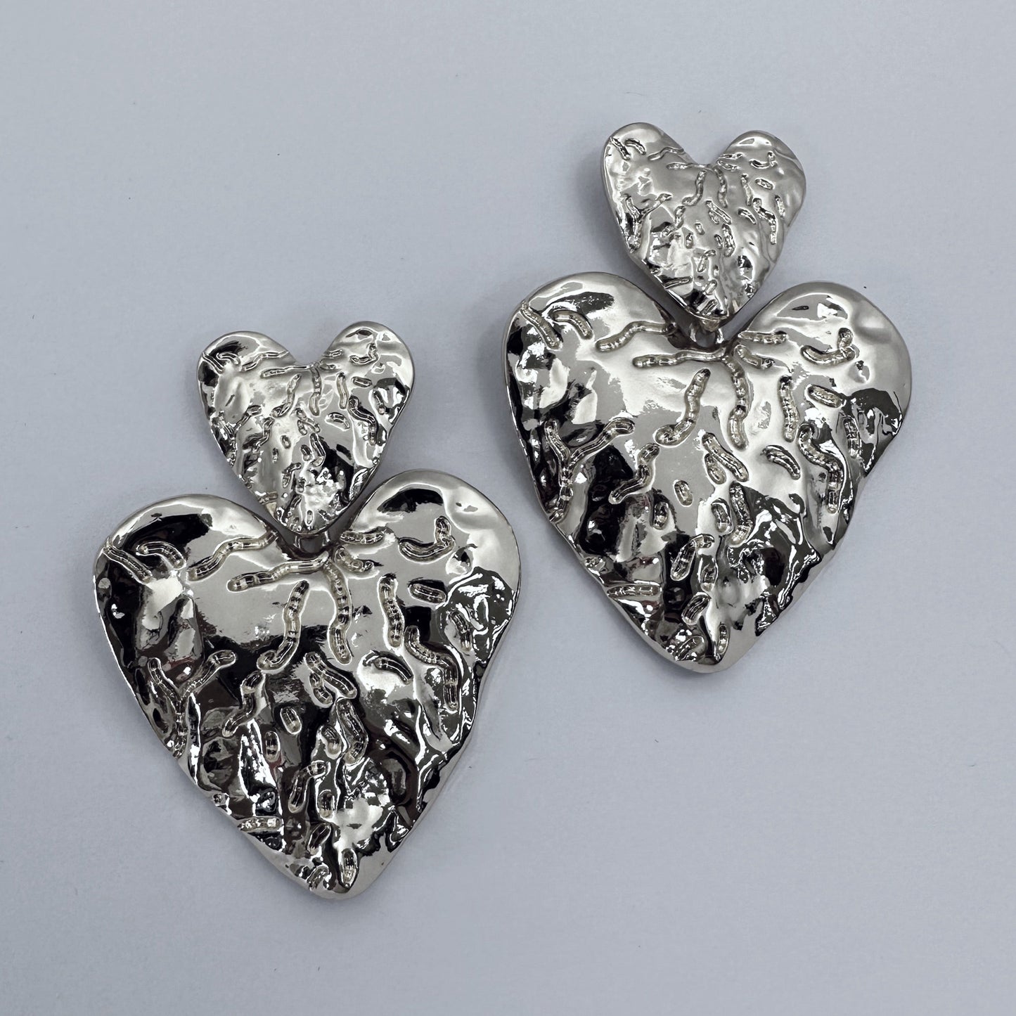 E1980 | Double Heart Earrings | 25E3397