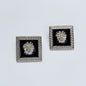 E1689 KE3345 Drop Post Earrings