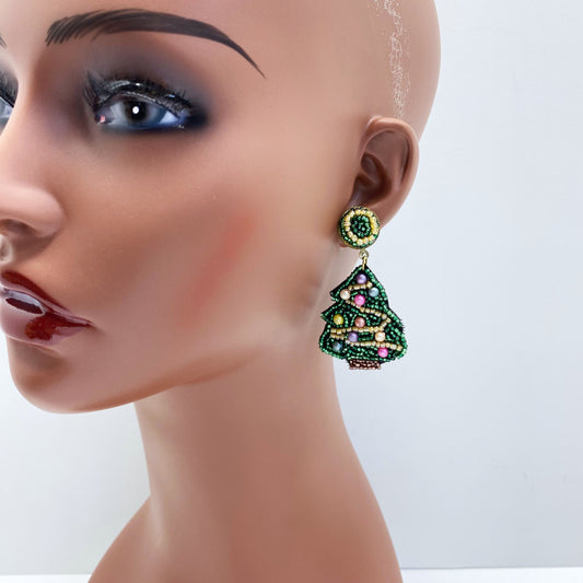 E1656 AE4068 Christmas Earrings