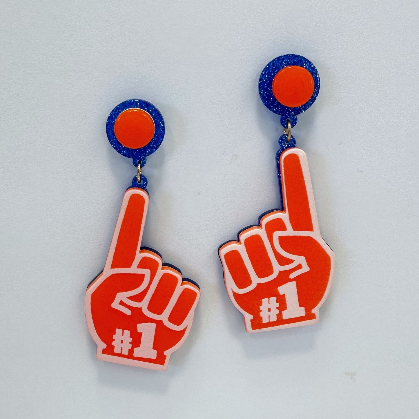 E1053 VER5989 Acrylic Drop dangle Post Earrings