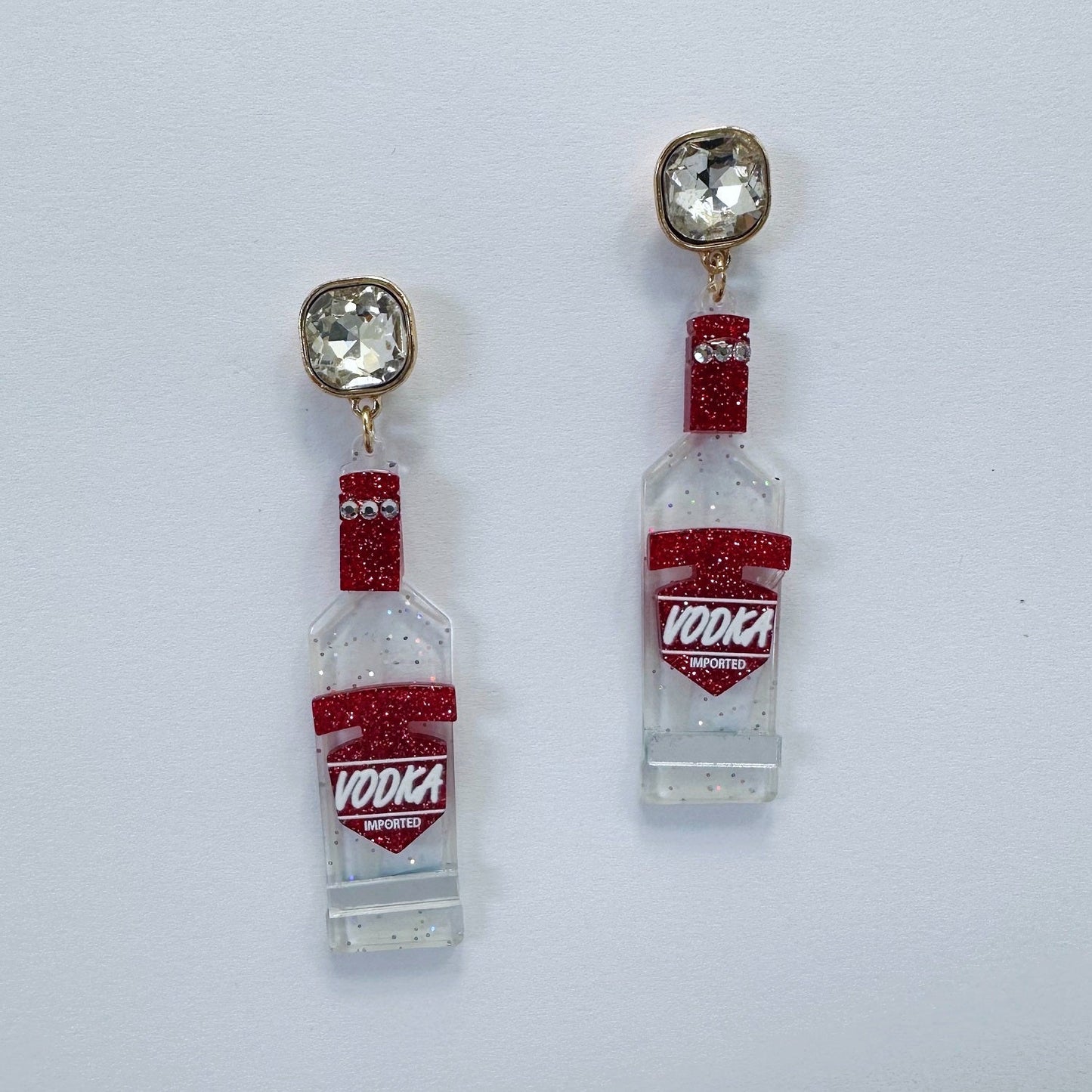 E1046 ME90571 Bottle Design Drop Dangle Hook Earrings
