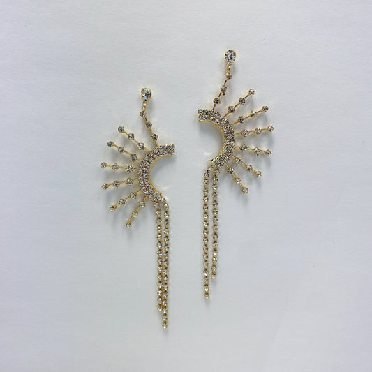 E1398 26650 Drop Dangle Post Earrings