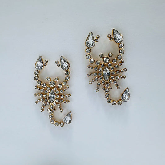 E1663 KE3341 Scorpion  Drop Earrings