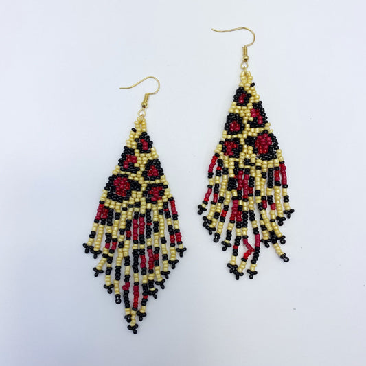 E1660 26302 Leopard  Dangle Earrings
