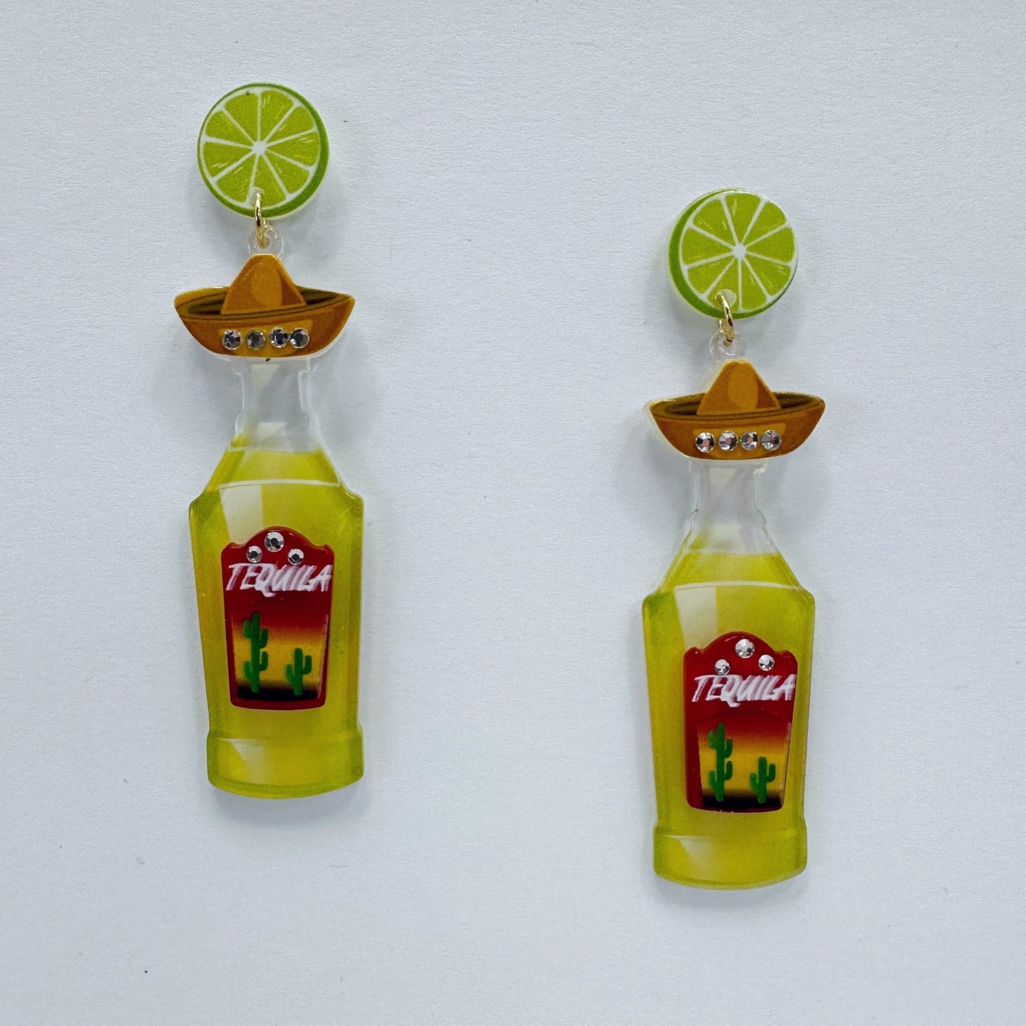 E1046 ME90571 Bottle Design Drop Dangle Hook Earrings
