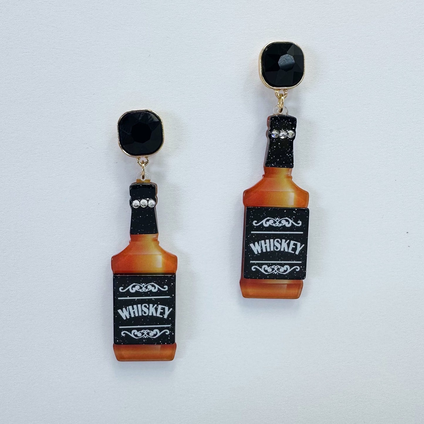 E1046 ME90571 Bottle Design Drop Dangle Hook Earrings