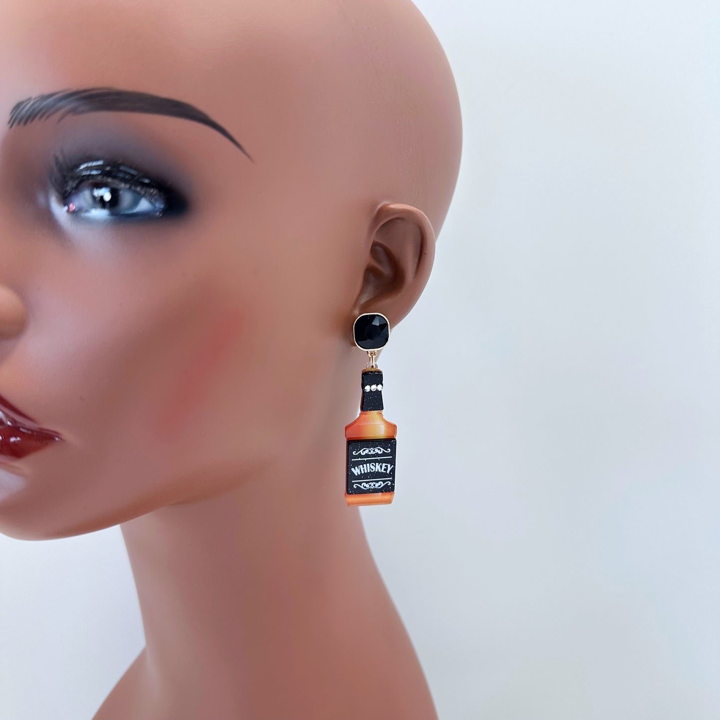 E1046 ME90571 Bottle Design Drop Dangle Hook Earrings