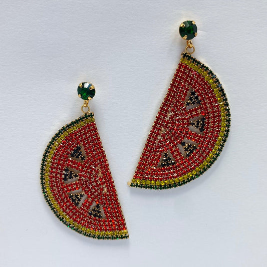 E1534 27002 Watermelon Dangle Earrings