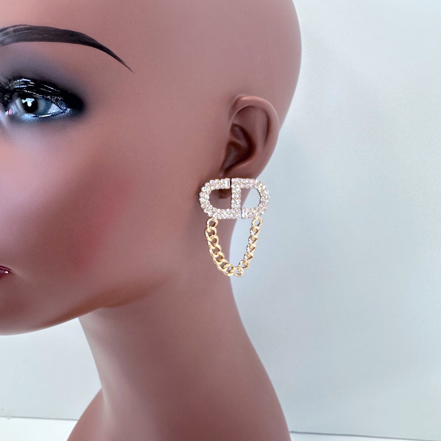 E1475 CE5223 Drop Post Earrings