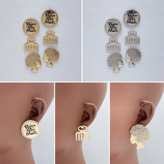 E1451 ME1867 Stud Earrings Set
