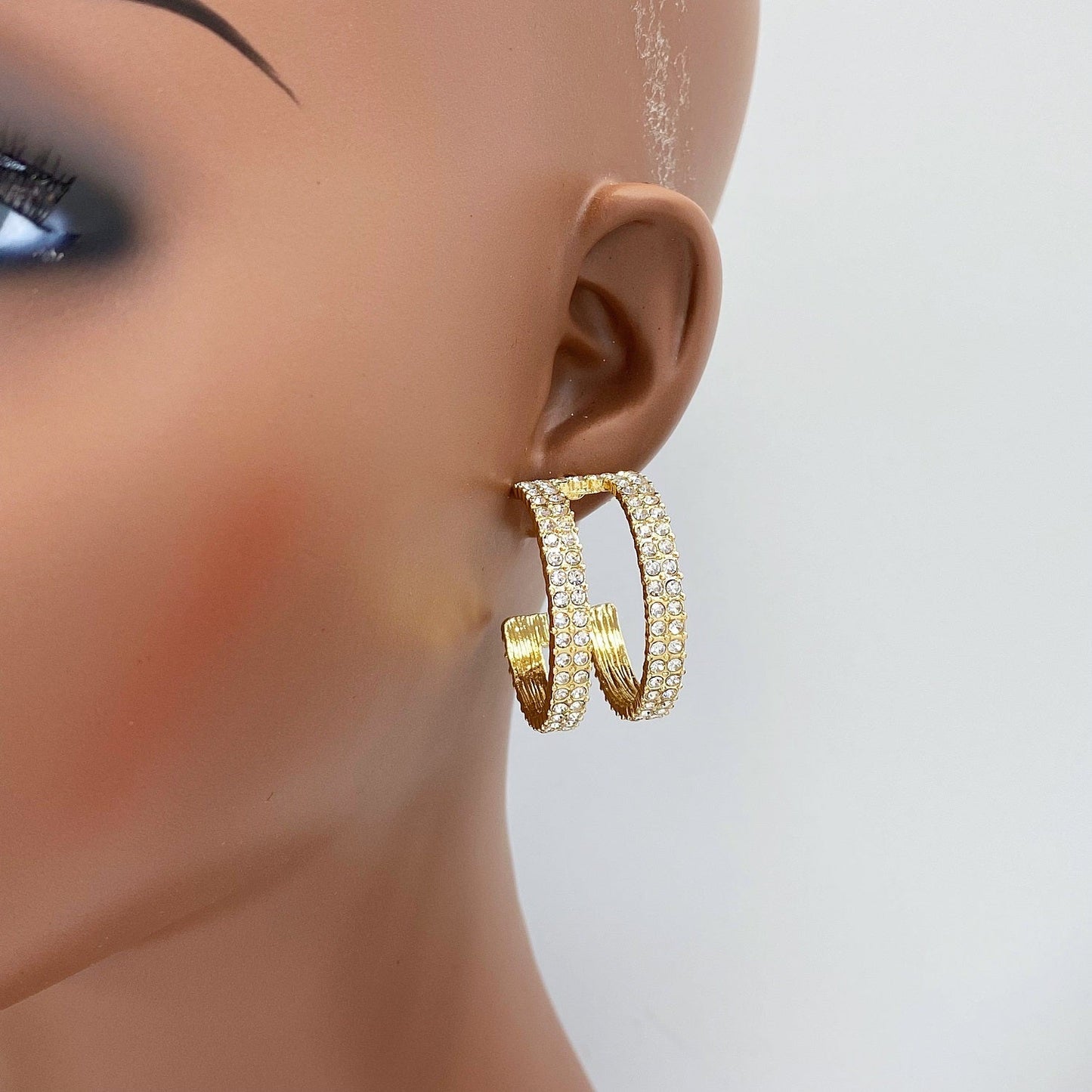 E1376 IE7144 Circle Hoop Earrings