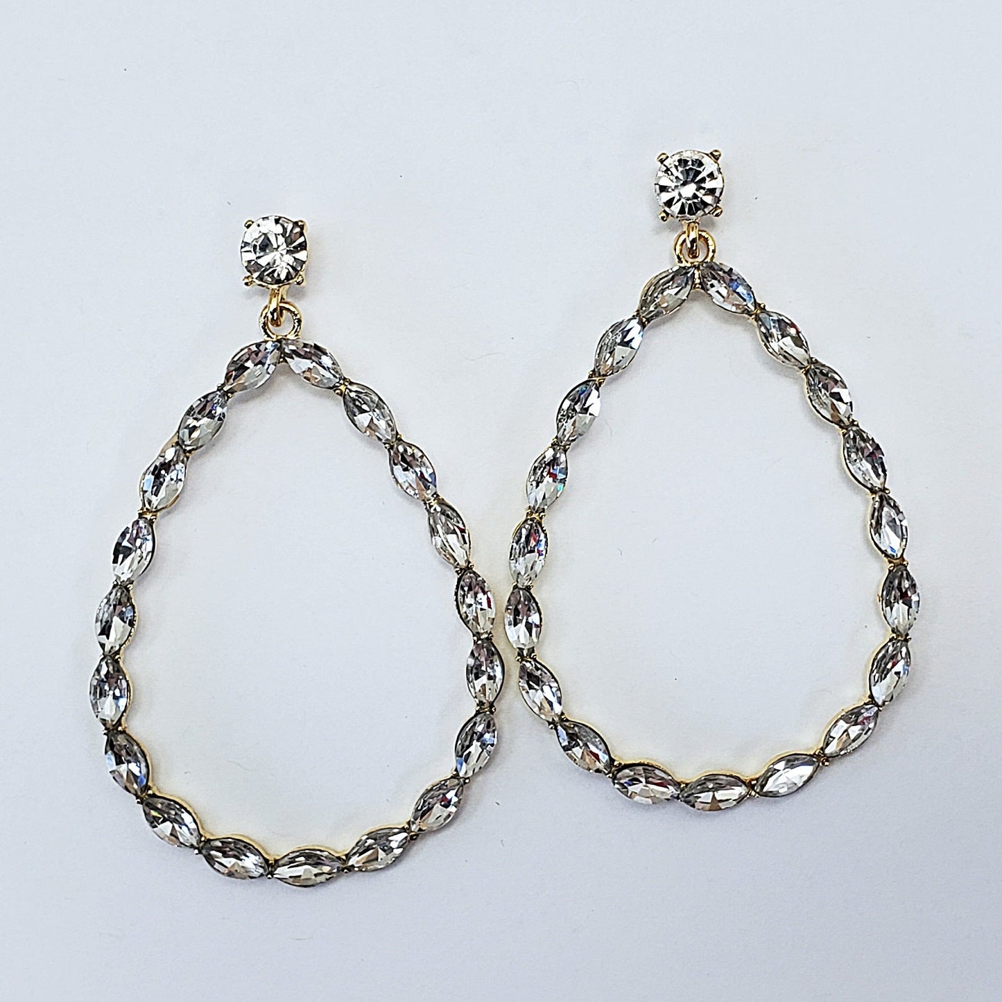E1723 KE7244 Teardrop Dangle Earrings